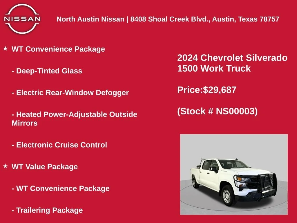 Used 2024 White Chevrolet WT image 11