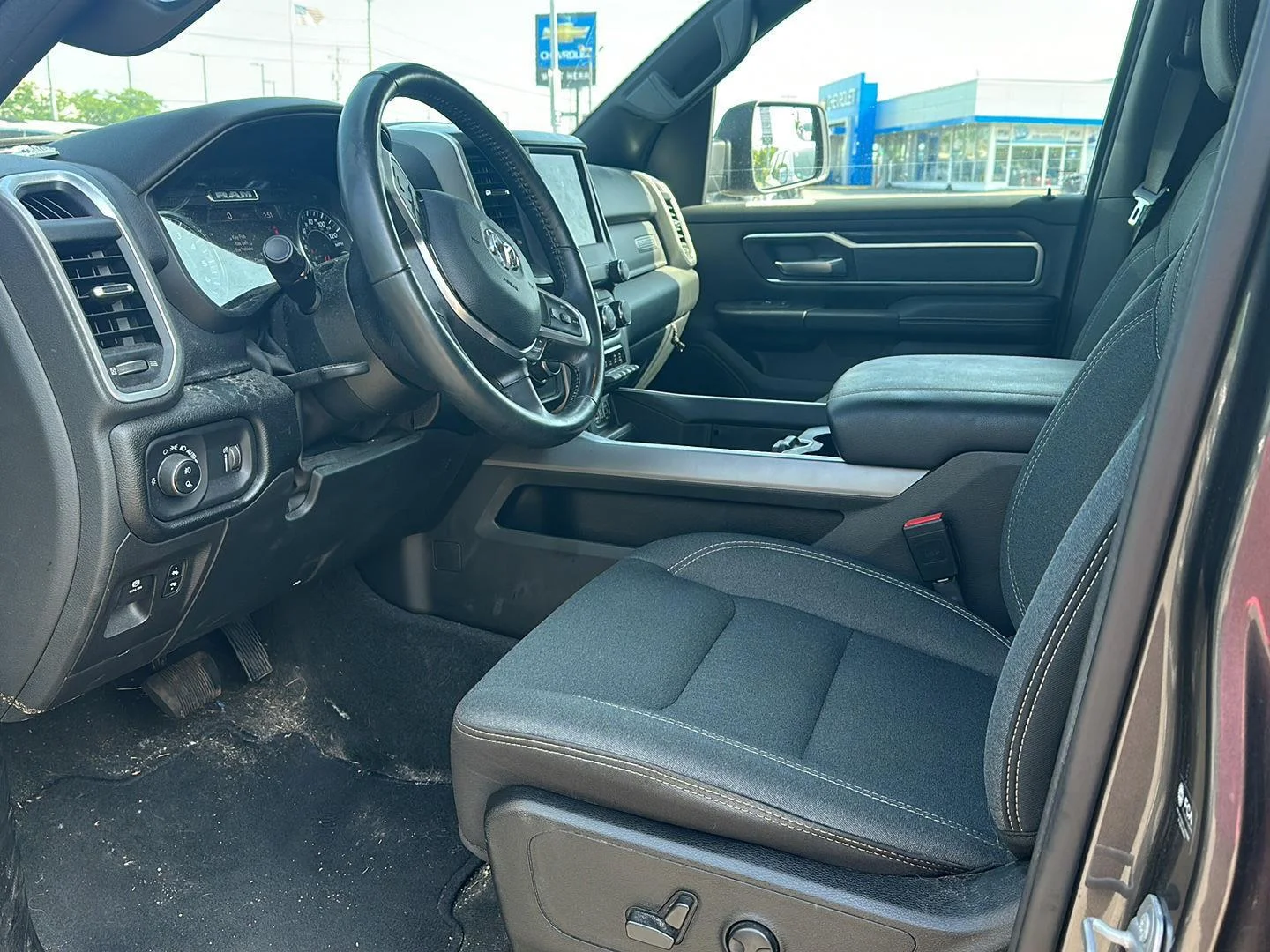 Used 2022 Granite Crystal Metallic Clearcoat Ram Big Horn image 7