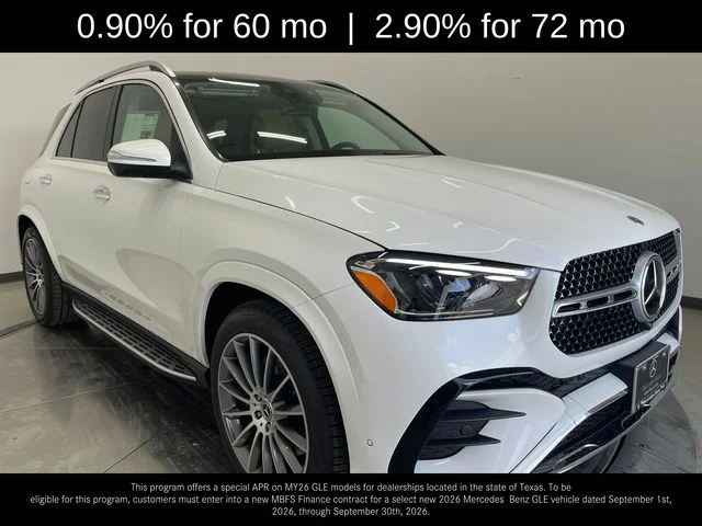 New 2026 MANUFAKTUR Moonlight White Metallic Mercedes-Benz GLE 350 image 1