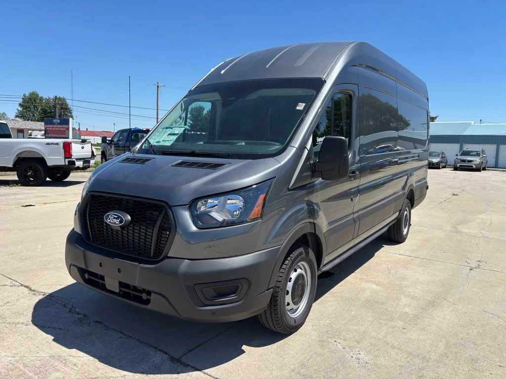 New 2026 Carbonized Gray Metallic Ford Cargo Van image 2