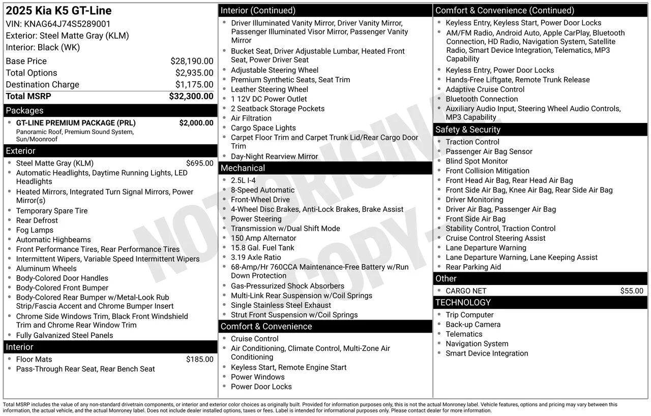 Used 2025 Steel Kia GT-Line image 47