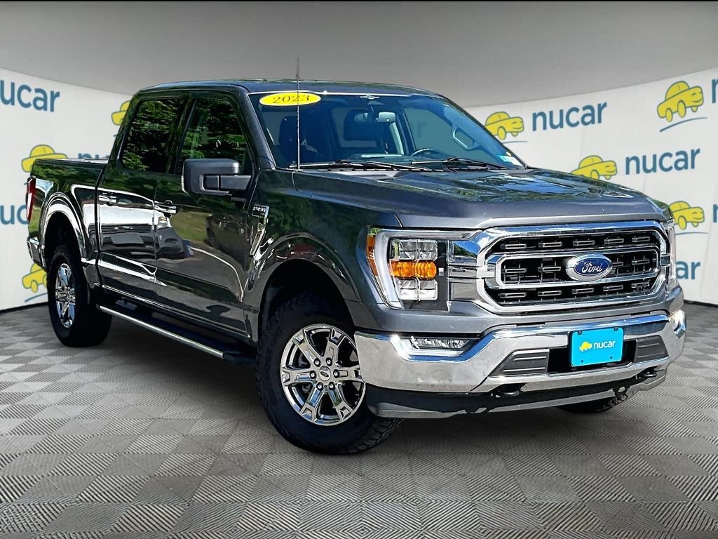 Used 2023 Gray Metallic Ford XLT image 1