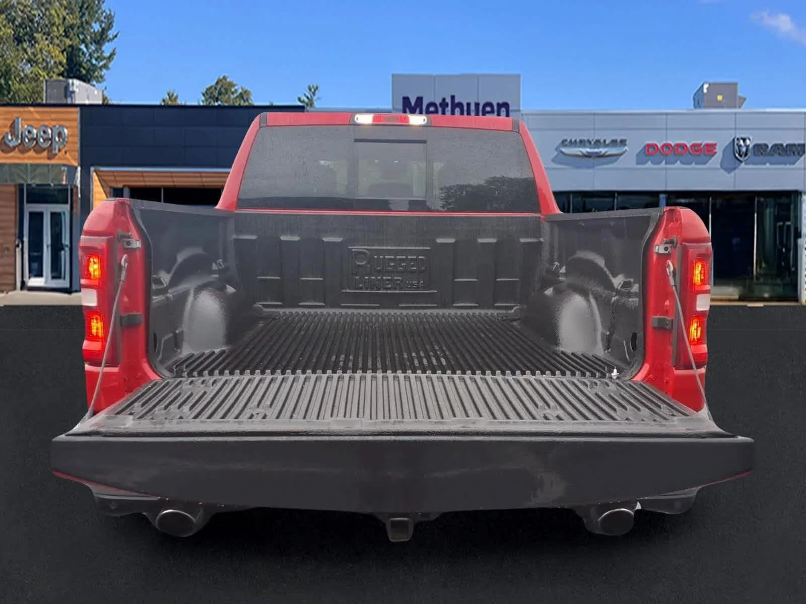 Used 2025 Flame Red Clearcoat Ram Big Horn image 6