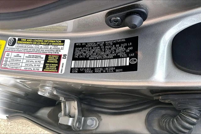 Used 2020 Silver Lexus 350 Luxury image 35