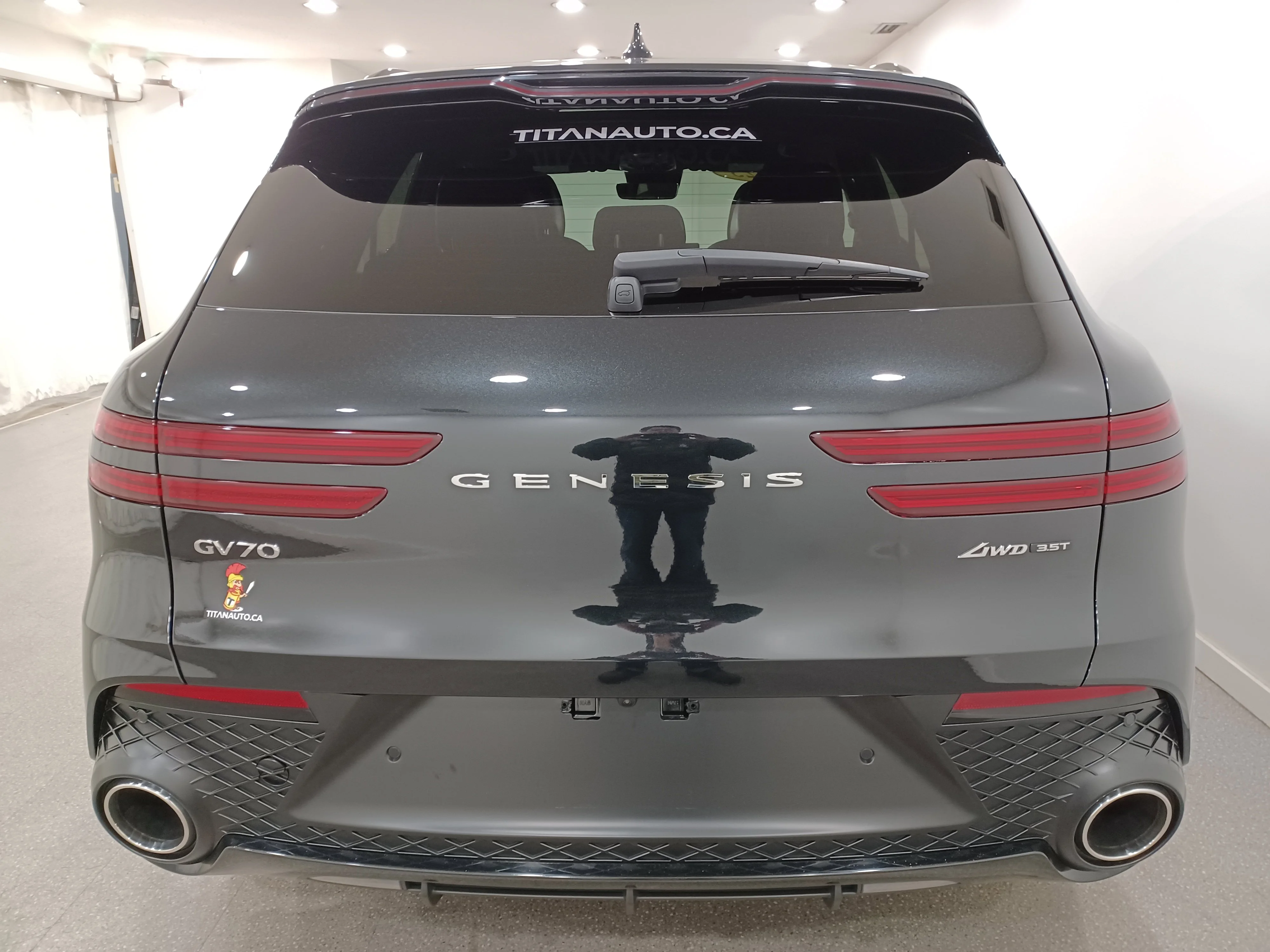 Certified Used 2025 Vik Black Genesis 3.5T Sport AWD*Adaptive Cruise | Remote Start | Nav | Head Up Display | Pano Roof | Cooled Leather image 26