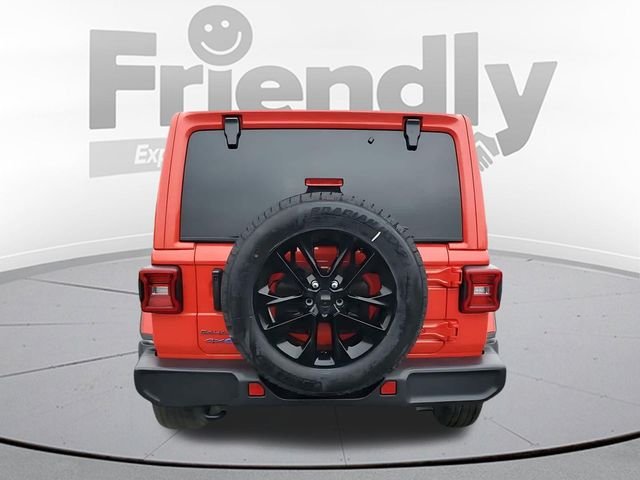 Used 2025 Red Jeep Sahara 4xe image 4
