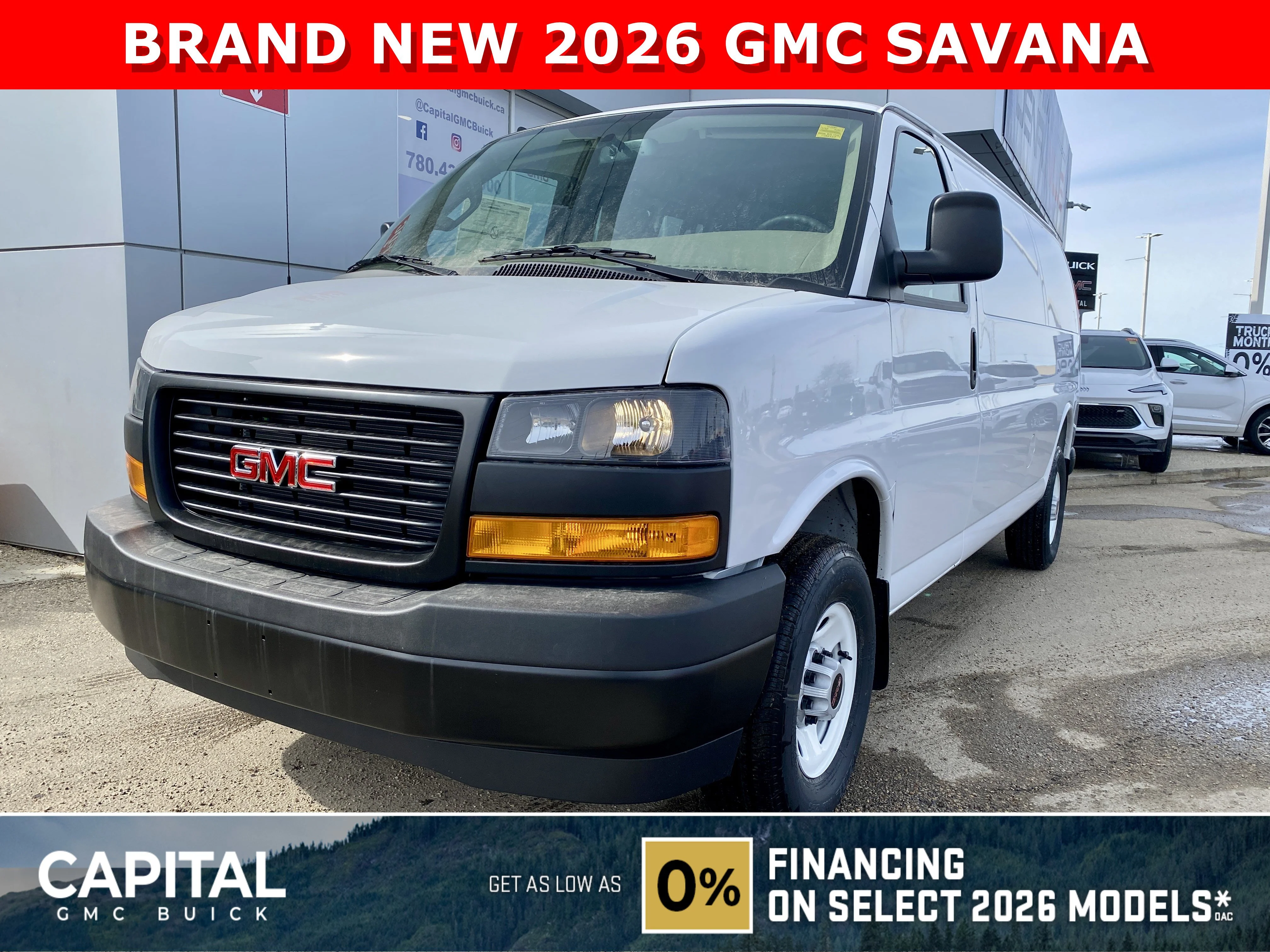 New 2026 Summit White GMC RWD 3500 155 image 1
