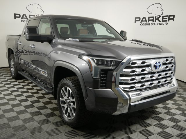 Used 2022 Magnetic Gray Metallic Toyota Crew Cab 1794 Edition Hybrid image 4