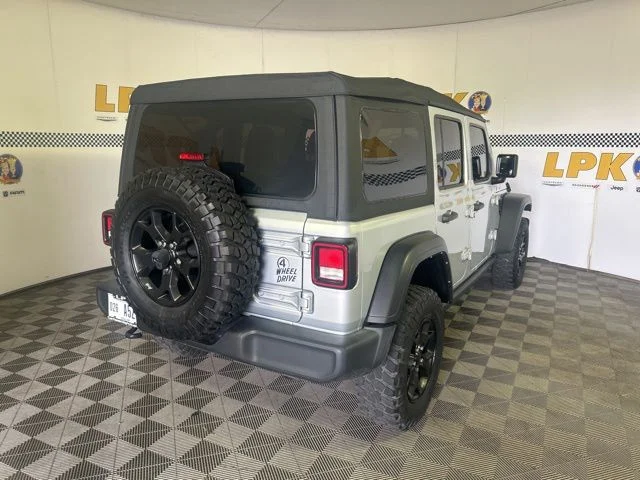 Pre-Owned 2022 Jeep Wrangler Unlimited Willys 4D Sport Utility in