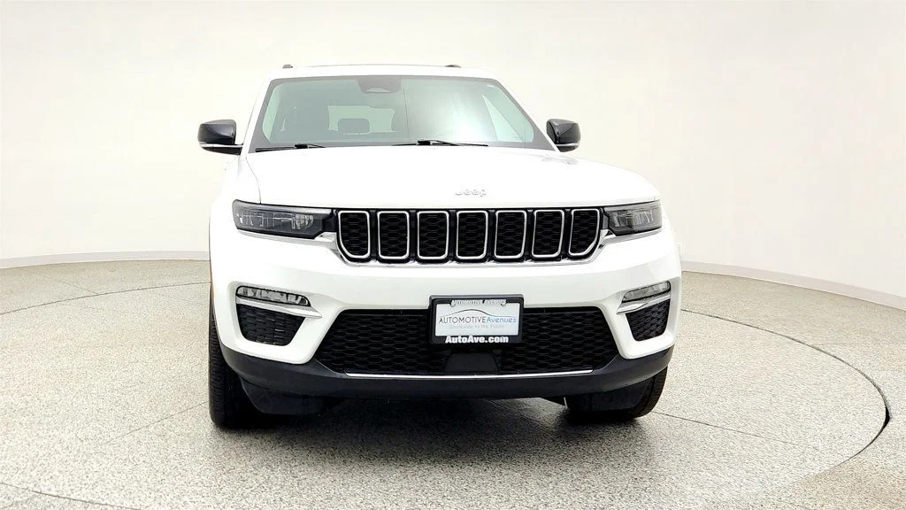 Used 2023 Bright White Clearcoat Jeep Limited 4x4 w/ 20