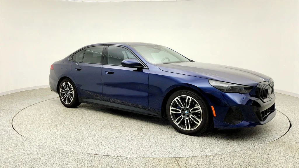 Used 2024 Tanzanite Blue II Metallic BMW 530i w/ M Sport Pro Pkg, Luxury Seating & Premium Pkg image 3
