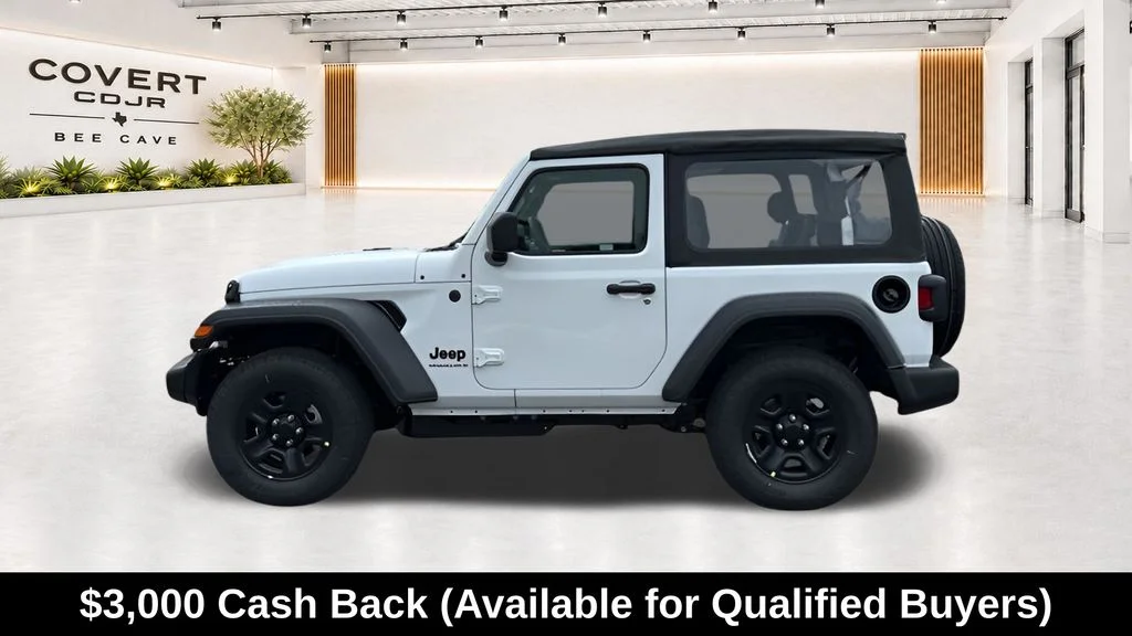 New 2026 Bright White Clear-Coat Exterior Paint Jeep Sport image 6