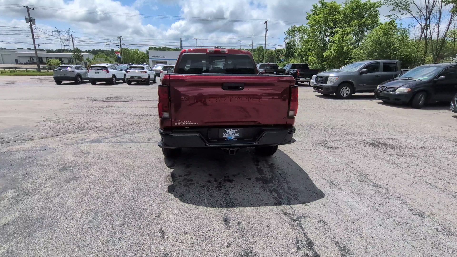 2026 Chevrolet Colorado Z71 Red at Spitzer Autoworld Chevy Buick GMC Cadillac
