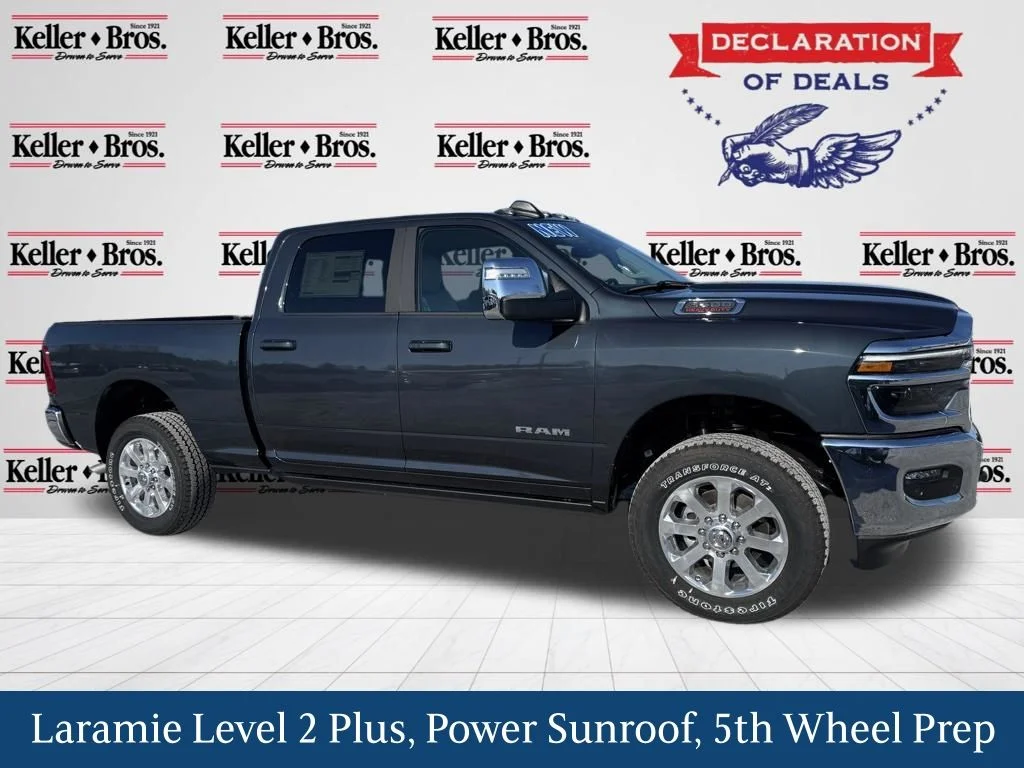 New 2026 Forged Blue Metallic Exterior Paint RAM Laramie image 1