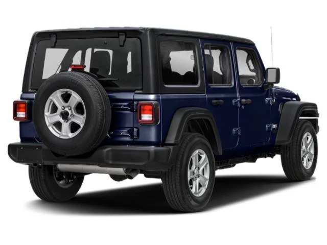 Used 2018 Ocean Blue Metallic Clearcoat Jeep Unlimited Sport image 2