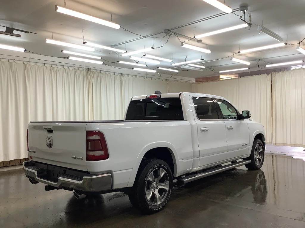 Used 2020 Bright White Clearcoat Ram Laramie image 6
