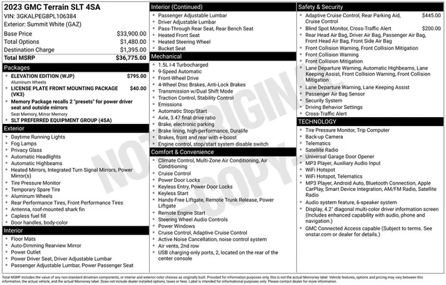 2023 GMC Terrain SLT