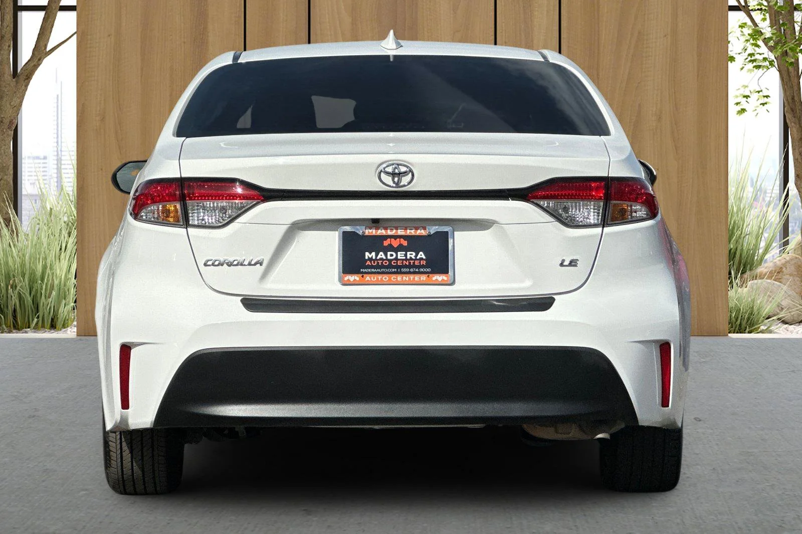 Used 2025 White Toyota LE image 5