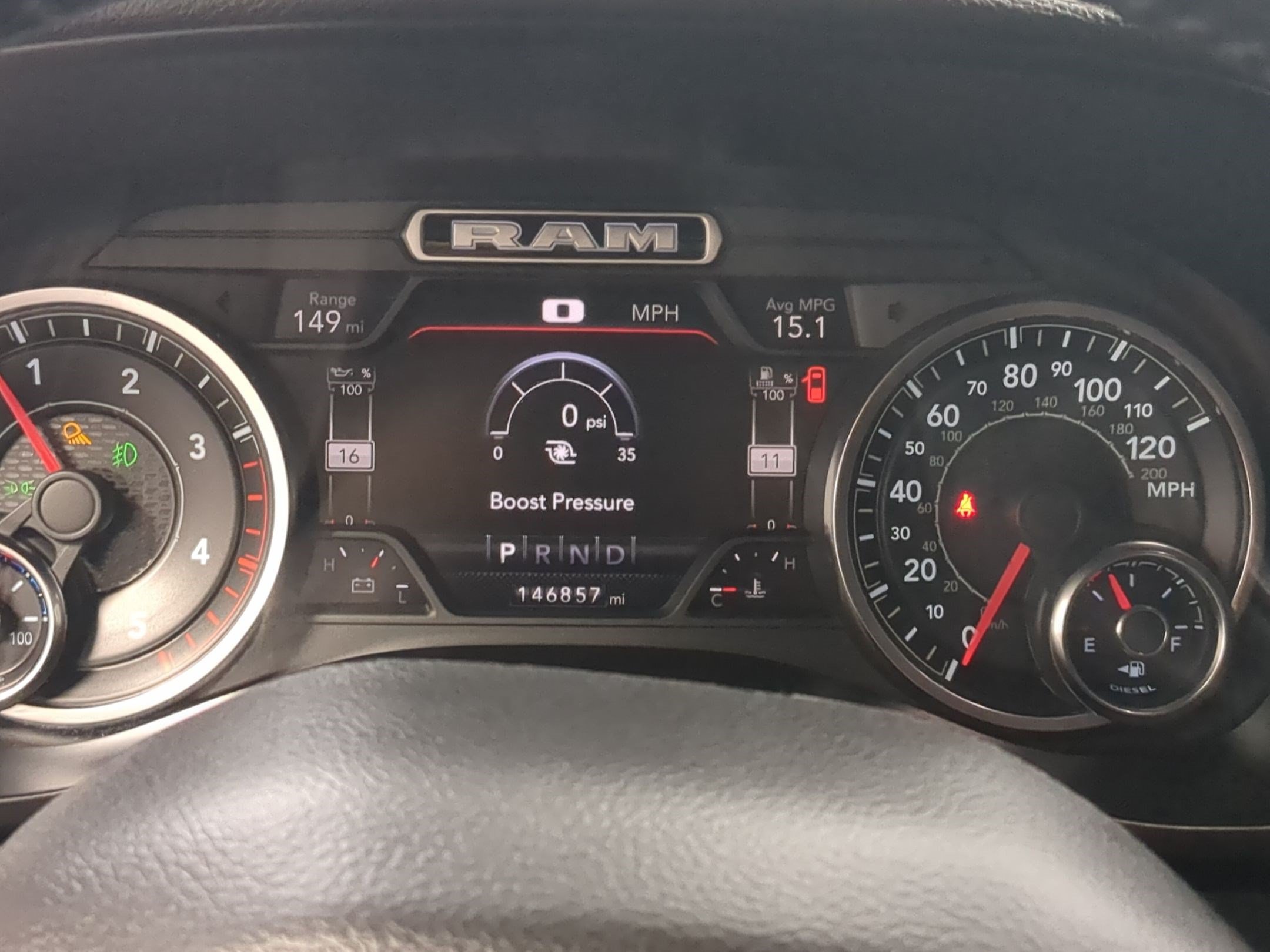 Used 2019 Flame Red Clearcoat Ram Laramie image 22