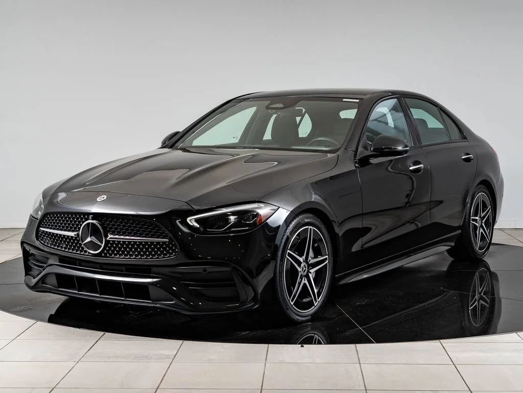 Used 2022 Black Mercedes-Benz C 300 image 1