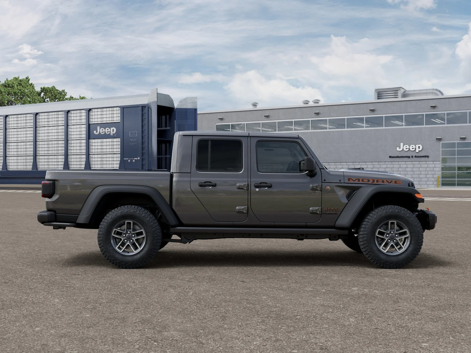 New 2026 Granite Crystal Metallic Clear-Coat Exterior Paint Jeep Mojave image 33