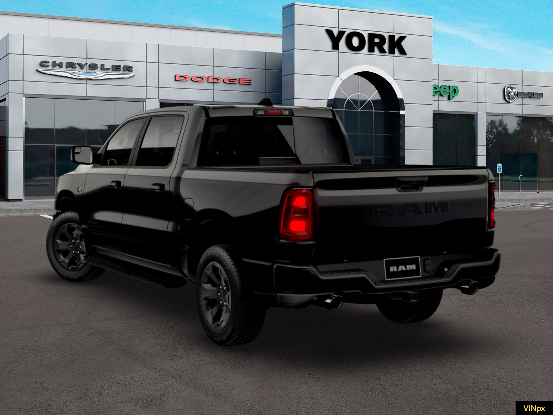 New 2026 Diamond Black Crystal Pearlcoat RAM Express image 5