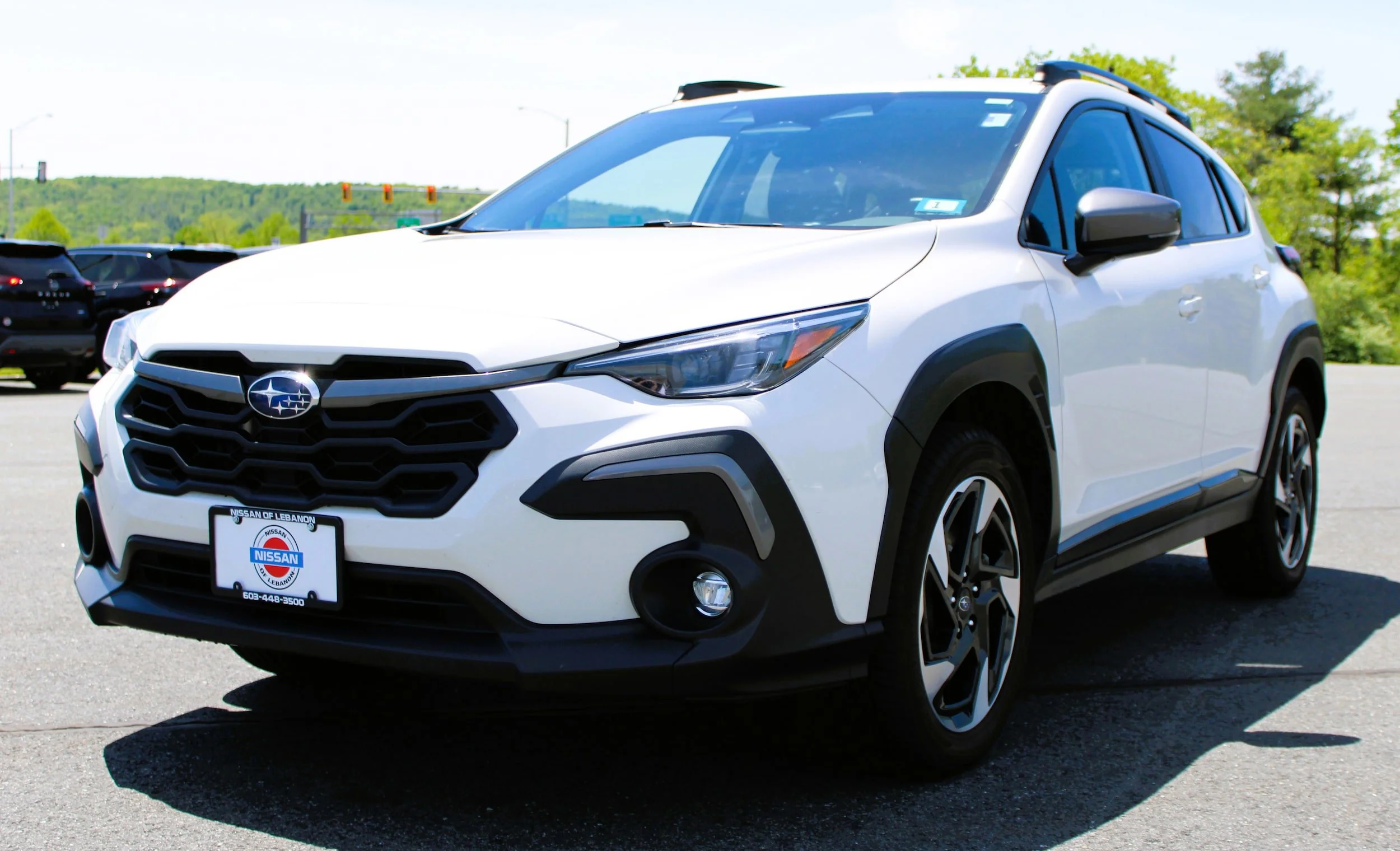 Used 2024 Crystal White Pearl Subaru Limited image 1