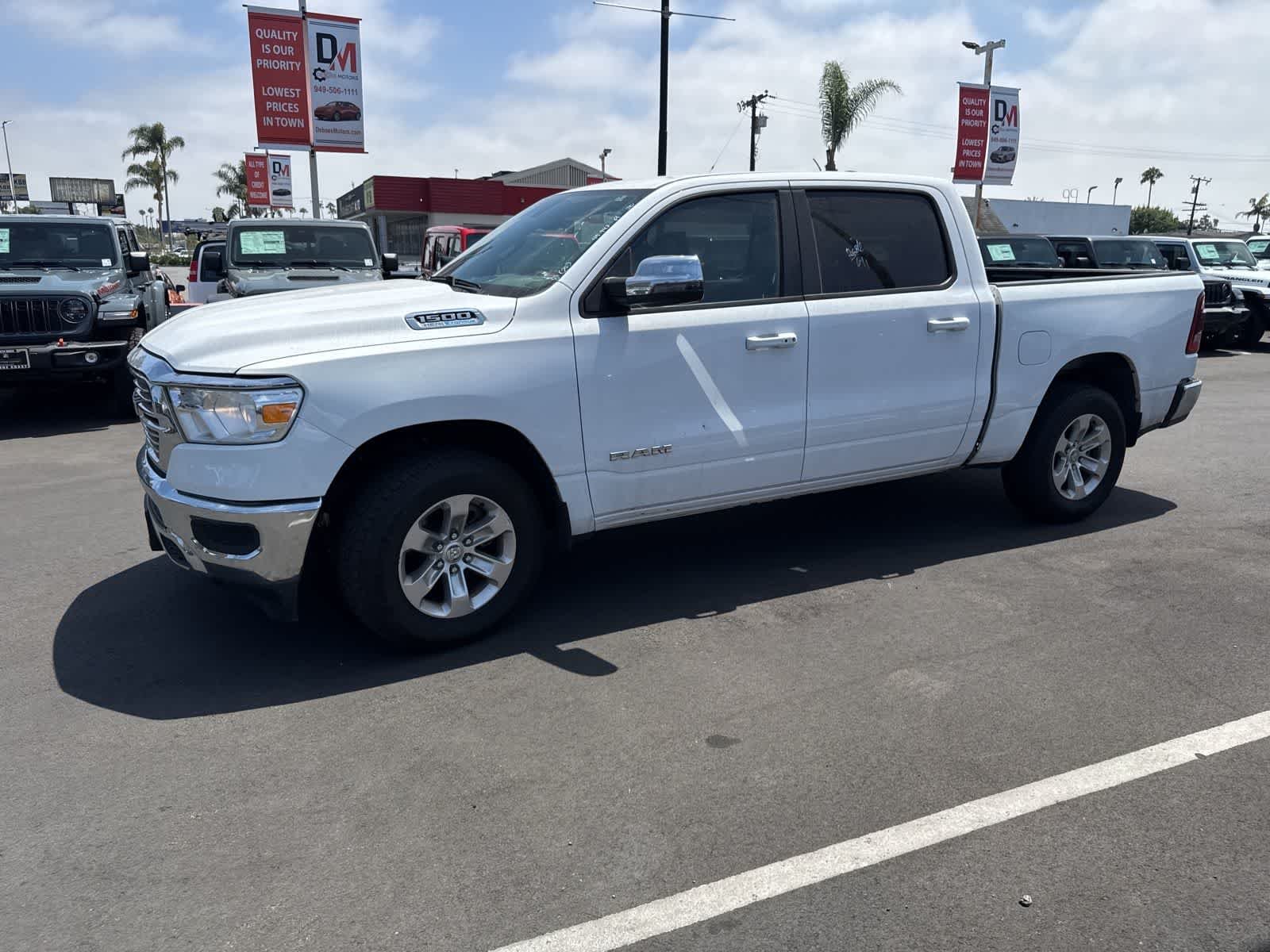 Used 2024 Bright White Clearcoat Ram Laramie image 21