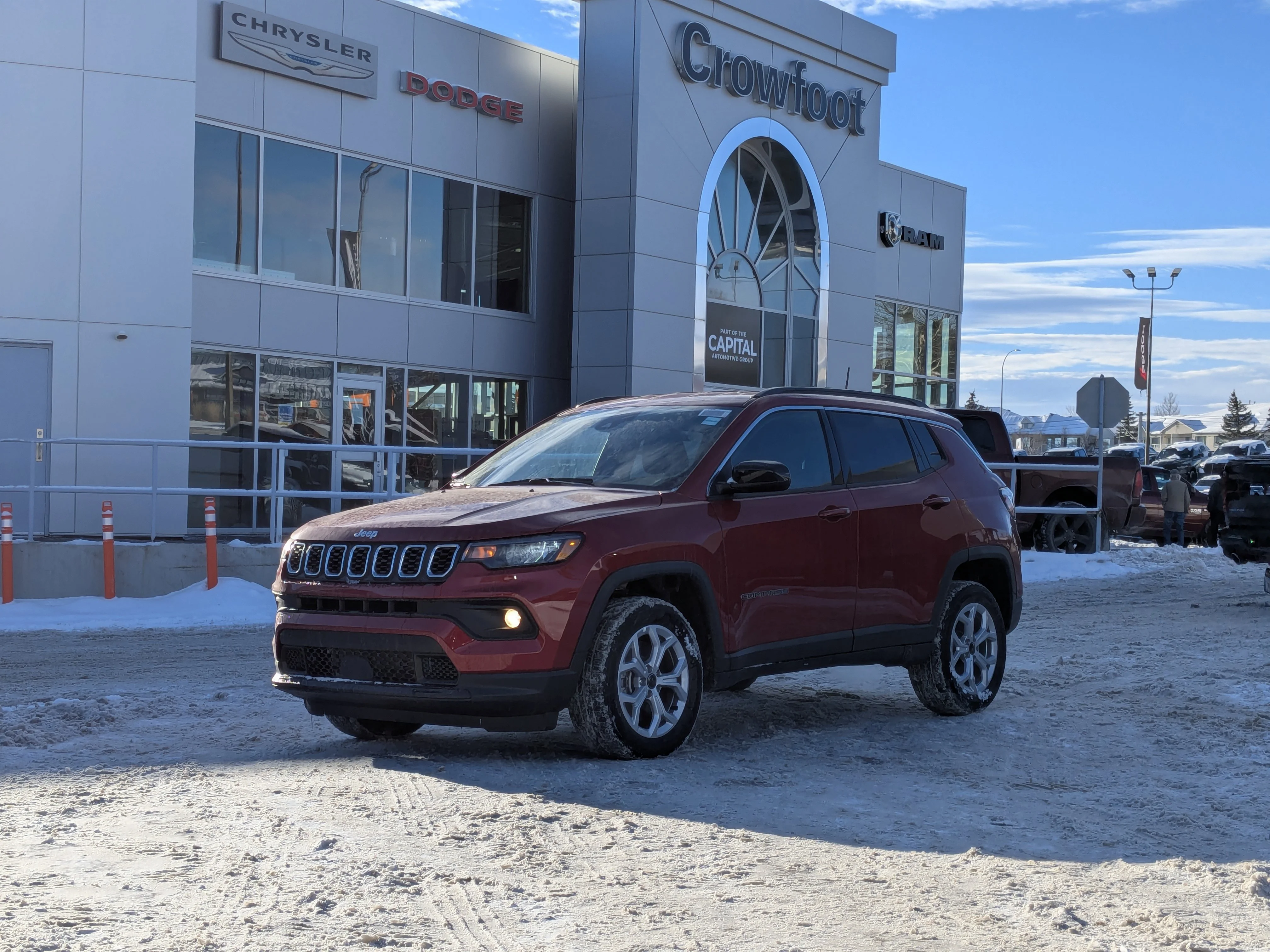 New 2026 Red Jeep North - Front heated seats - Forward Collision Warning - Uconnect 5 with 10.1?inch display image 1
