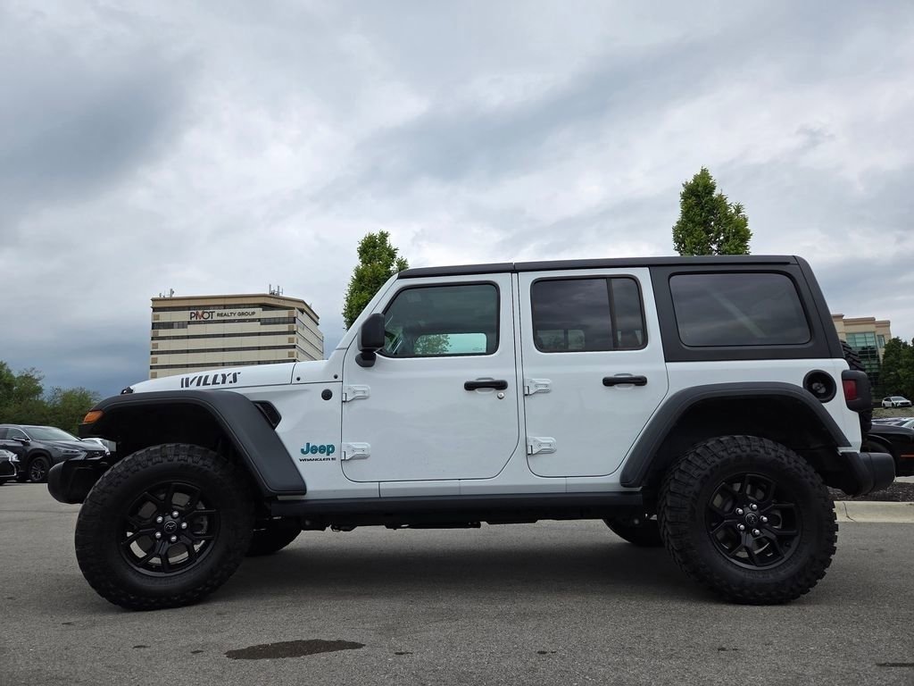 Used 2024 Bright White Clearcoat Jeep Willys image 23