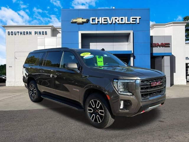 Used 2021 Gray GMC AT4 image 1