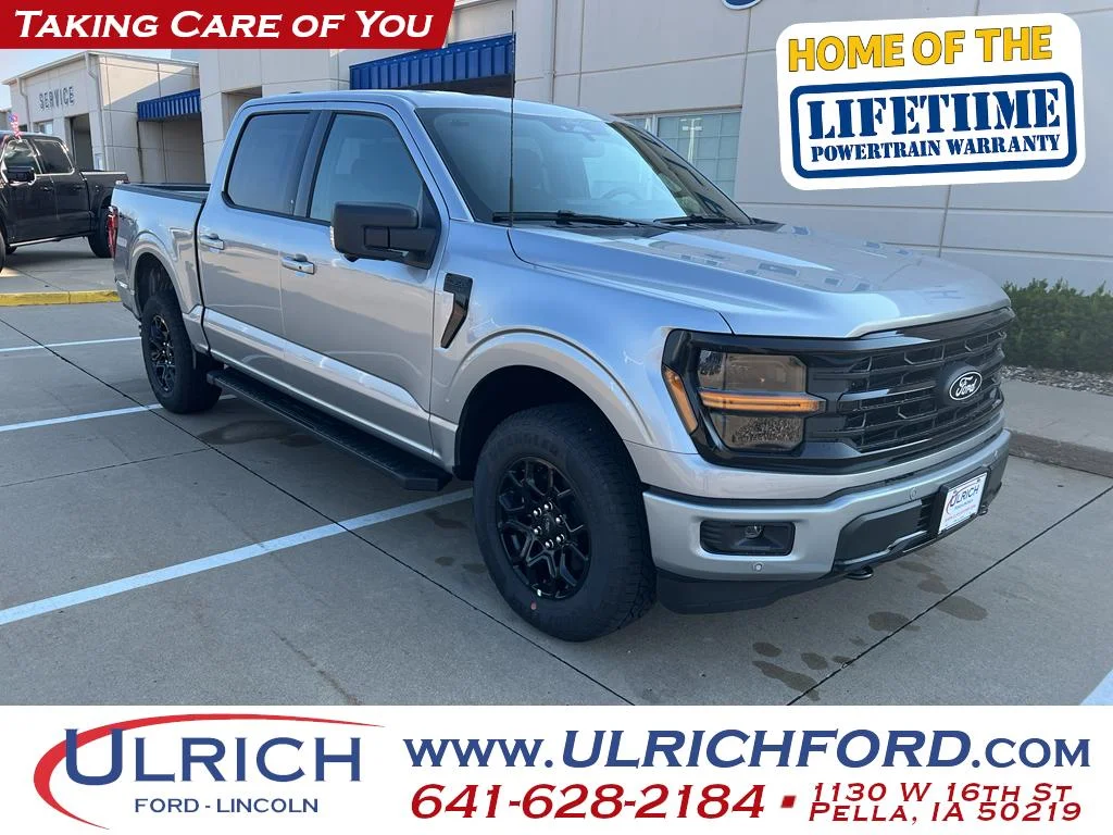 New 2026 Iconic Silver Metallic Ford XLT image 1