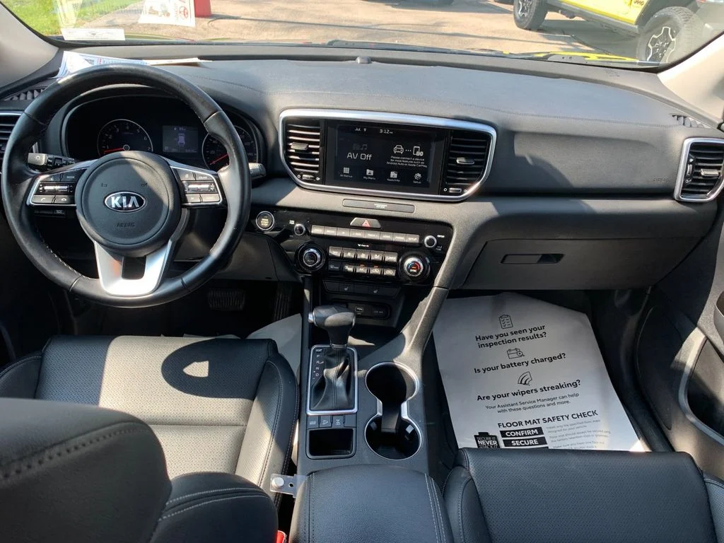 Used 2021 Blue Kia EX image 16
