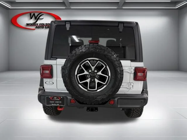 New 2025 Bright White Clear-Coat Exterior Paint Jeep Rubicon image 7