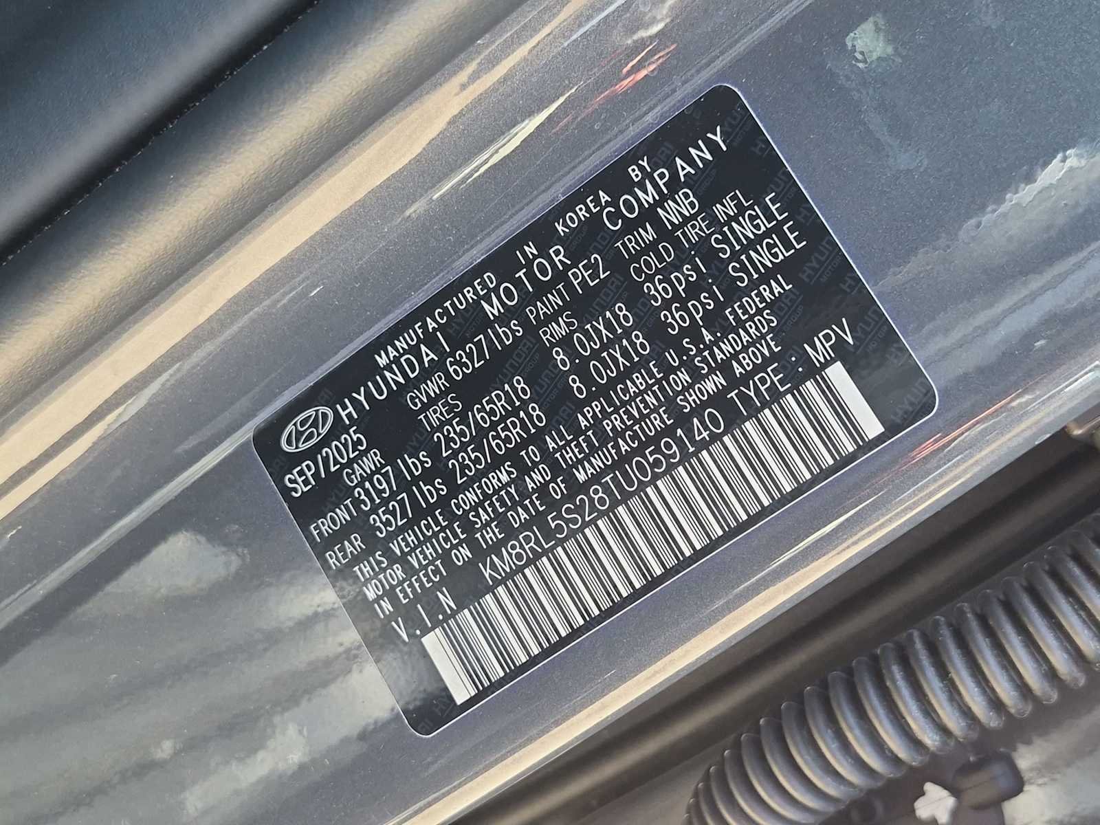 Certified Used 2026 Ecotronic Gray Pearl Hyundai SEL 7P image 35