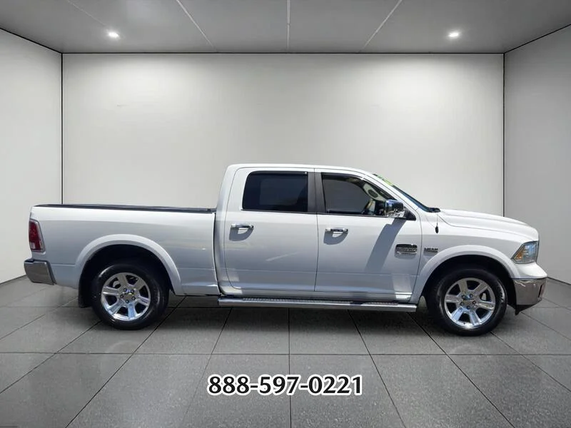 Used 2016 Bright White Clearcoat RAM LARAMIE LONGHORN image 6
