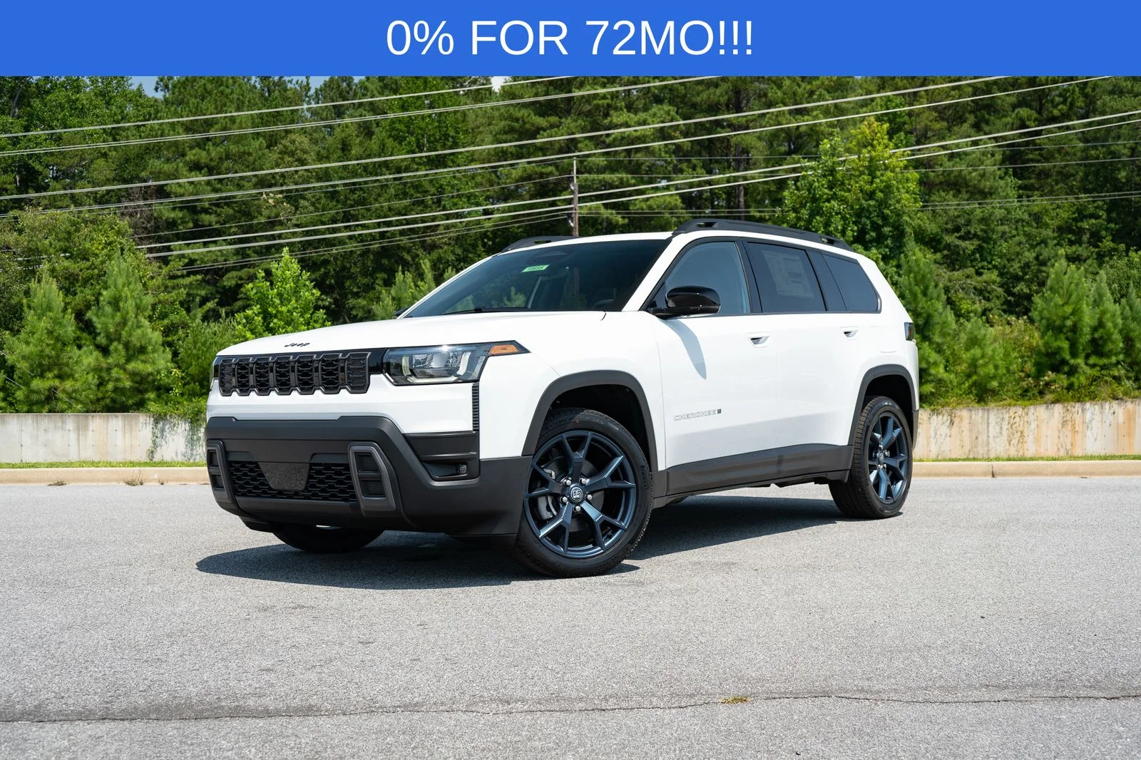 New 2026 Bright White Clear-Coat Exterior Paint Jeep  image 1