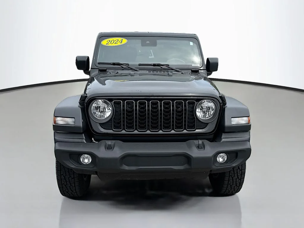 Used 2024 Black Clearcoat Jeep Sport S image 2
