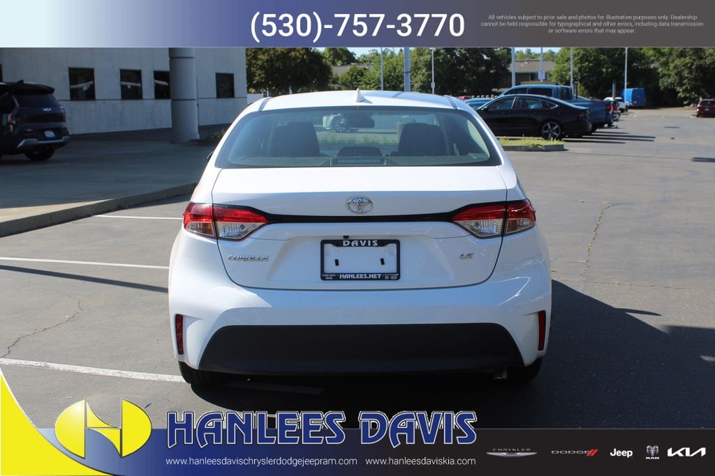 Used 2023 White Toyota LE image 8