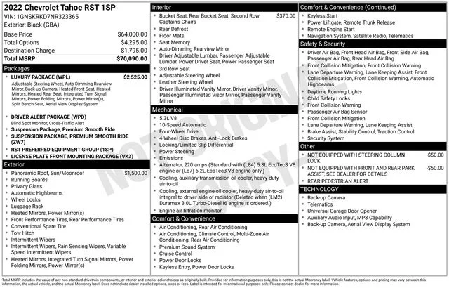 Used 2022 Black Chevrolet RST image 31