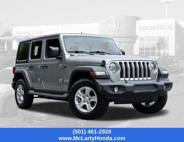 Used 2018 Billet Silver Metallic Jeep Unlimited Sport S image 21