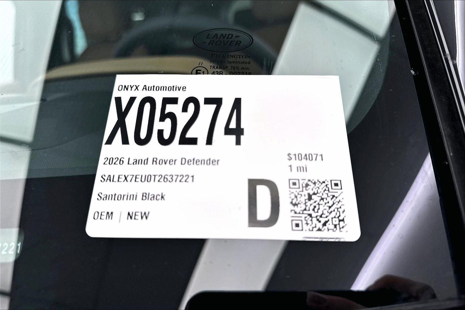 New 2026 Santorini Black Metallic Land Rover X image 19