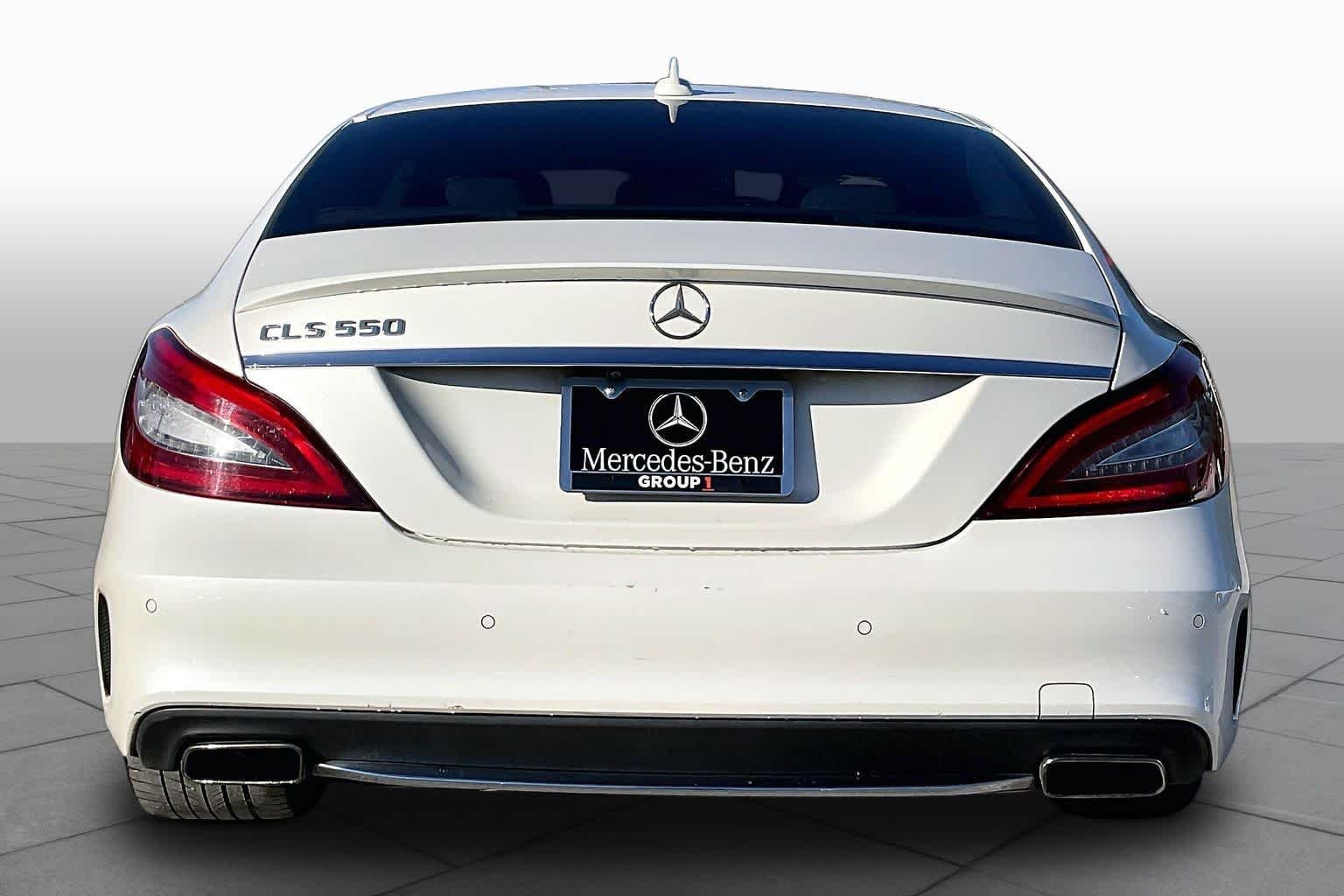 Used 2018 designo Diamond White Metallic Mercedes-Benz CLS 550 image 5