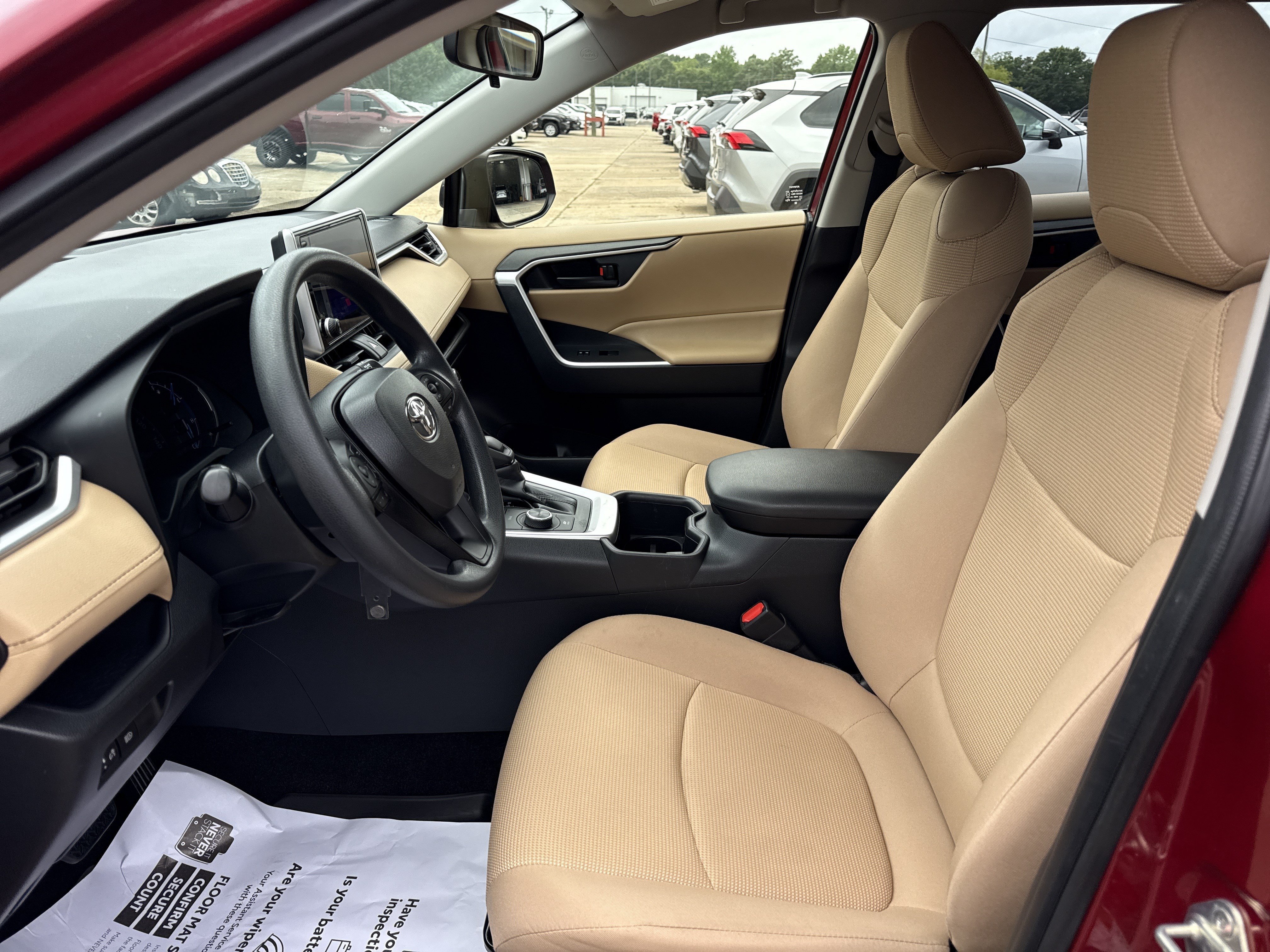 Certified Used 2025 Ruby Flare Pearl Toyota Hybrid LE image 11