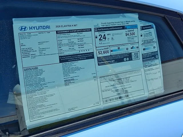 New 2026 Blue Hyundai Base image 20