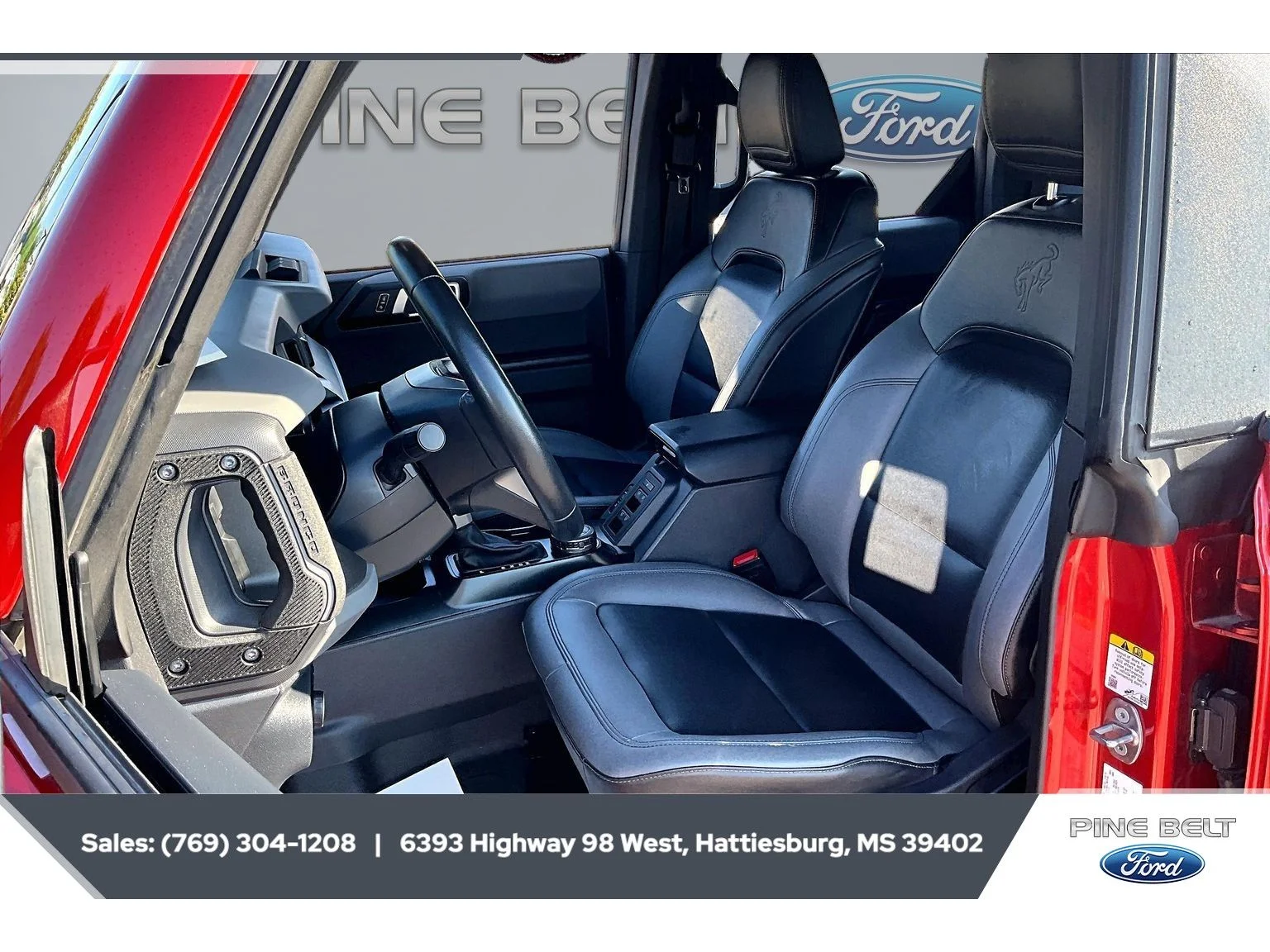 Used 2024 Hot Pepper Red Metallic Tinted Clearcoat Ford Big Bend image 18
