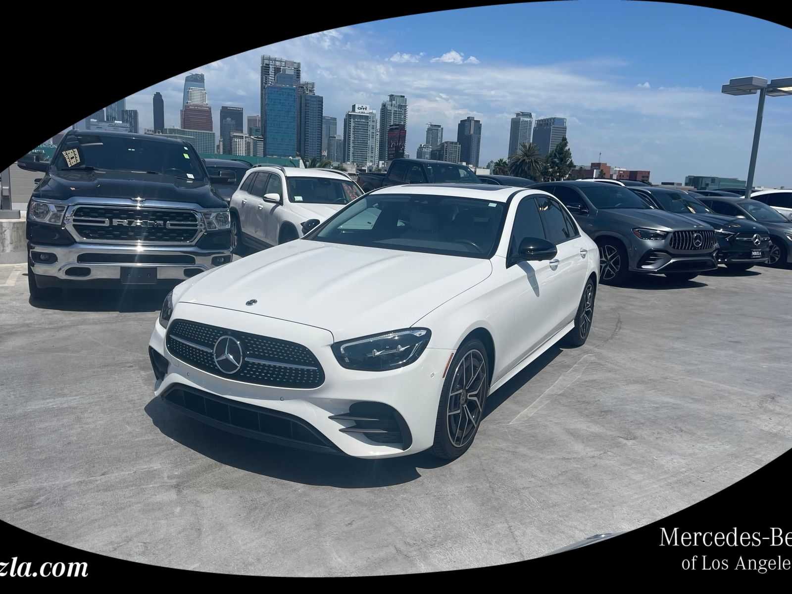 Certified Used 2023 Polar White Mercedes-Benz E 350 image 1