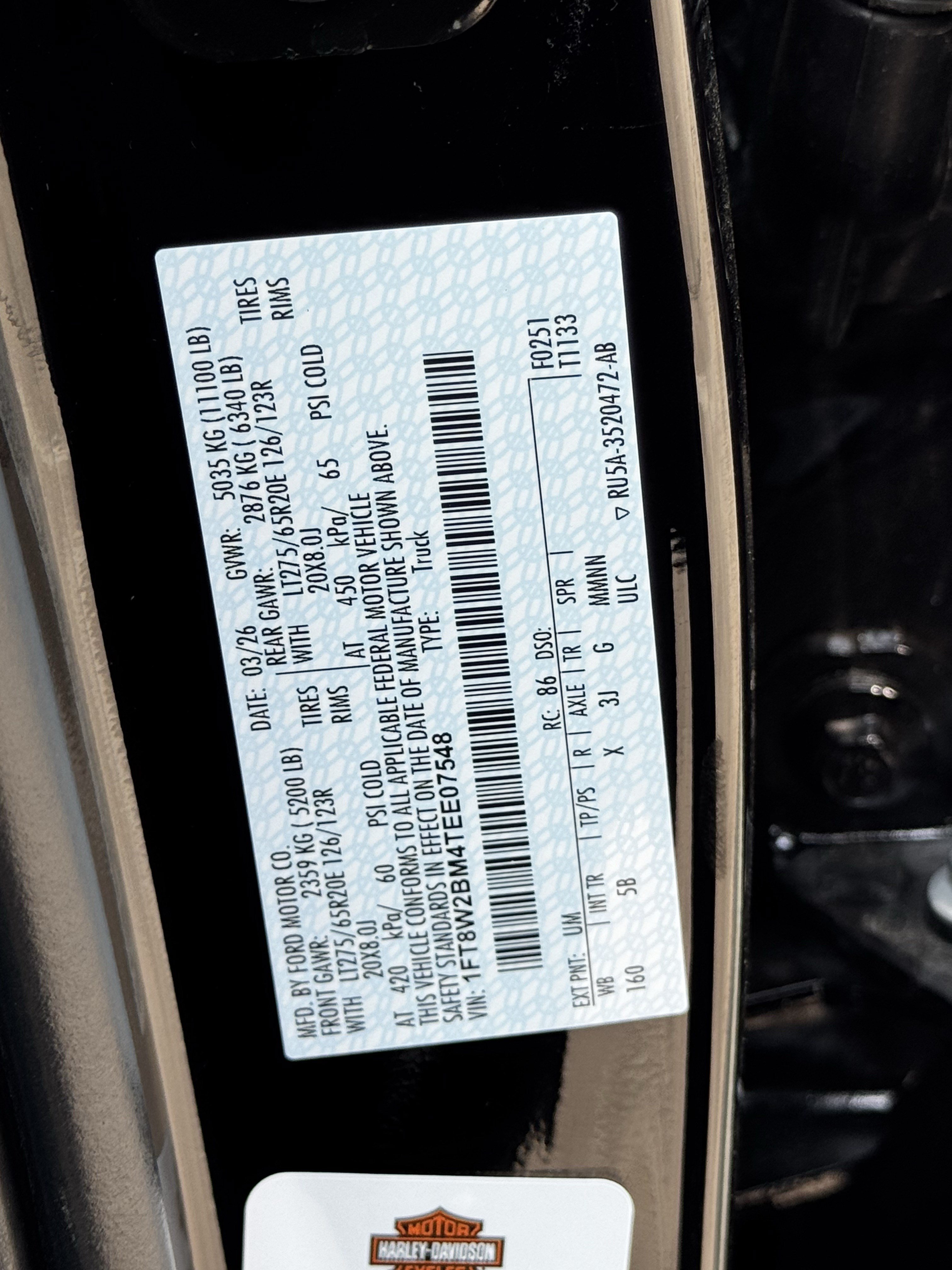 New 2026 Agate Black Metallic Ford LARIAT image 22