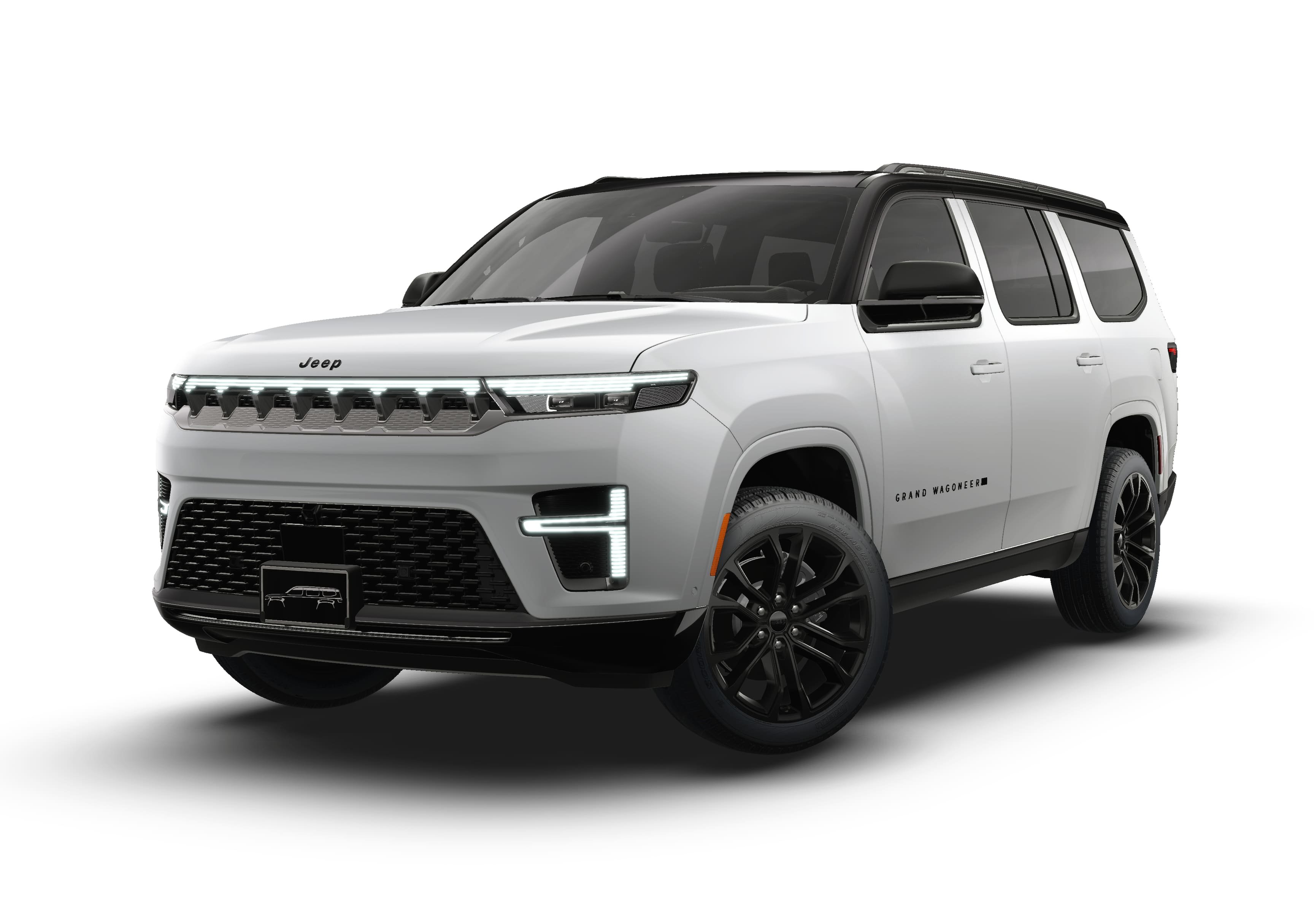 New 2026 Bright White Clearcoat Jeep Summit Obsidian image 13