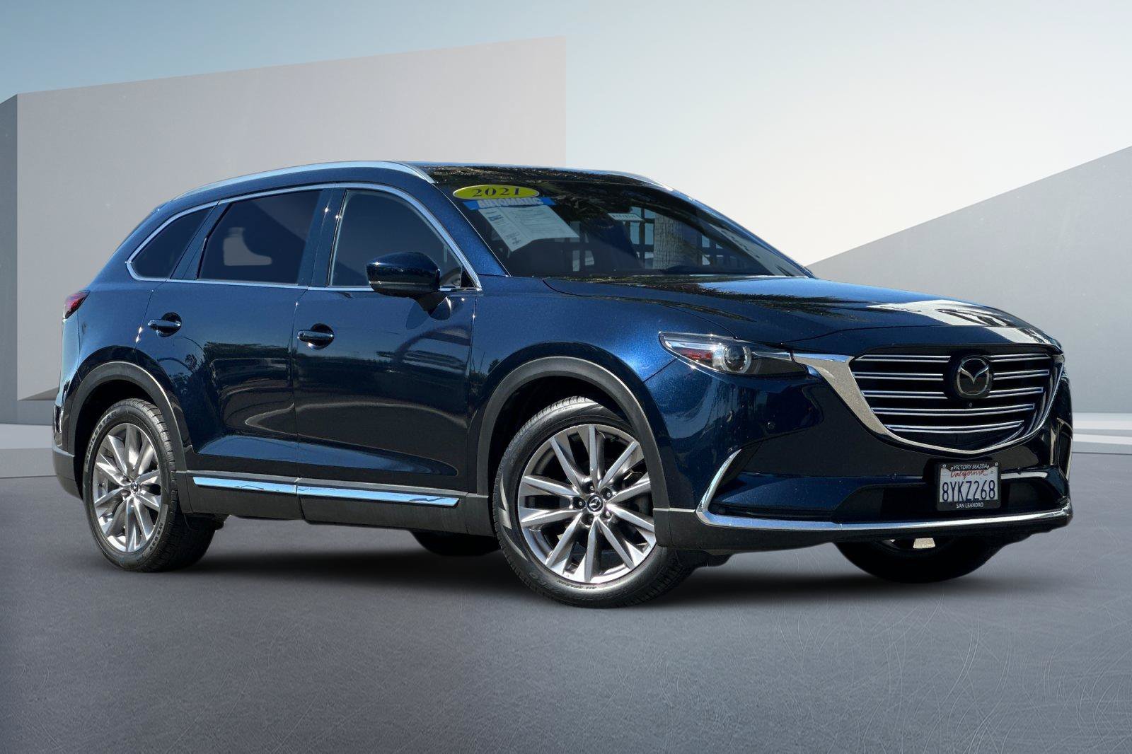 Used 2021 Blue Mazda Grand Touring image 2